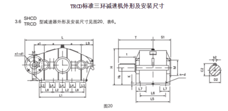 TRCD標(biāo)準(zhǔn)三環(huán)減速機(jī)