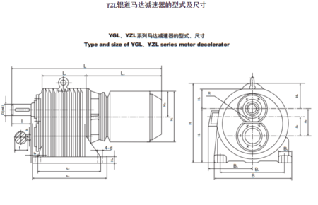 YZL輥道馬達減速器