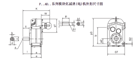 P..AD..系列模塊化減速機(jī)